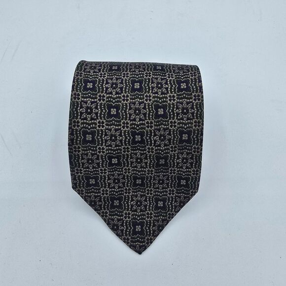 Mens Necktie Xmi Designer Tie 100% Silk Handmade Size 57 By 3.5 Inches Vintage - Picture 1 of 7